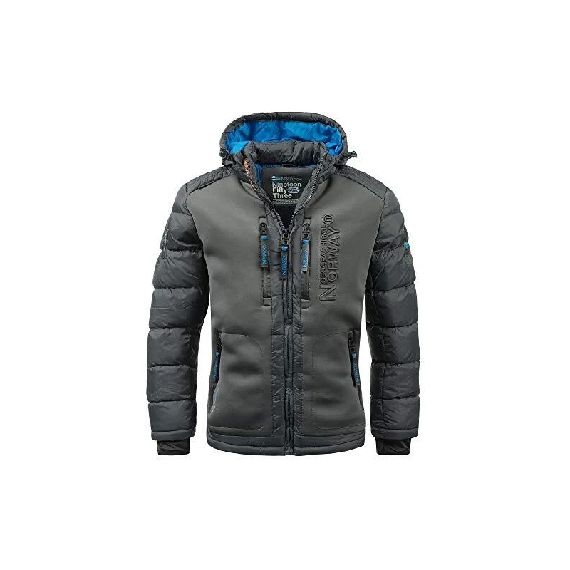 GEOGRAPHICAL NORWAY | Parka Imbottito D.grey Uomo | DIVERGENCE-MEN - Foto 7