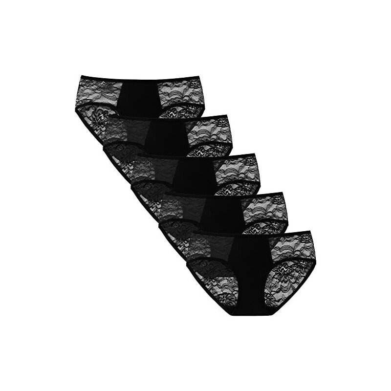 Lot Slips Bikini Culottes Femme INNERSY Lot De Coton