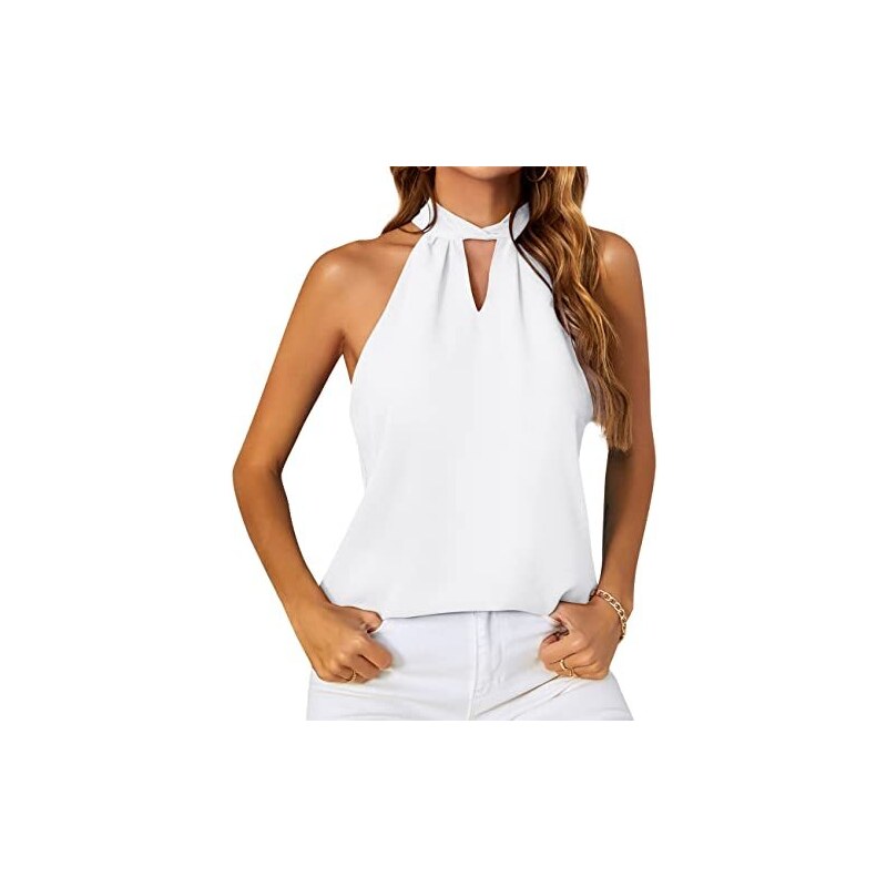 Canotta Donna Maglietta Scollo Americana OHXSM Canotta Da Donna