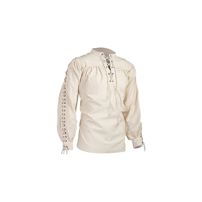 Costume Uomo Medievale Steampunk – Giacca Con Ricami E Gonna Vittoriana – Rinascimentale Cosplay