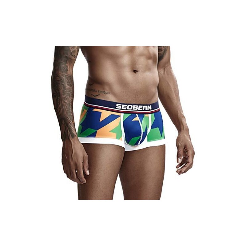 Mutande Uomo Elefante Divertenti - Boxer Cartone Animato Rosso Per Regali Originali