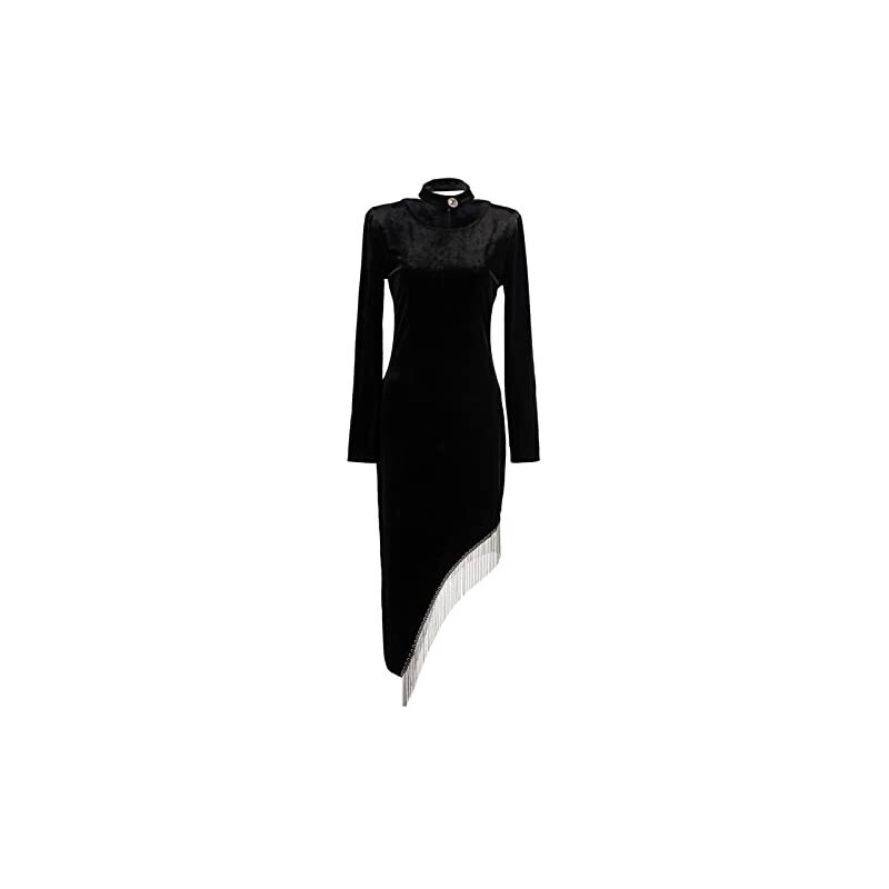 Abito Midi Donna Elegante Abito Donna Cocktail Elegante Vestito Donna Elegante Senza Maniche Ever- Pretty - Midi, Scintillante, Per Cerimonie | Poliestere, Scollo A V, Modello EG55159 Abito Cerimonia Donna Elegante Ever