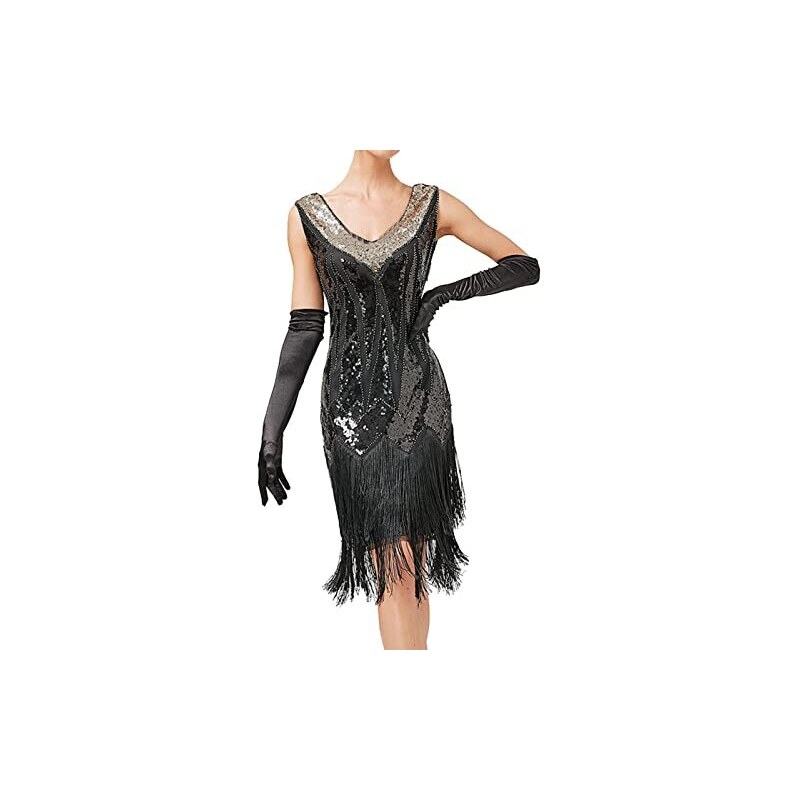Ro Rox Anna Vestiti Anni 20 Vestito Paillettes Donna Vestito Anni 20