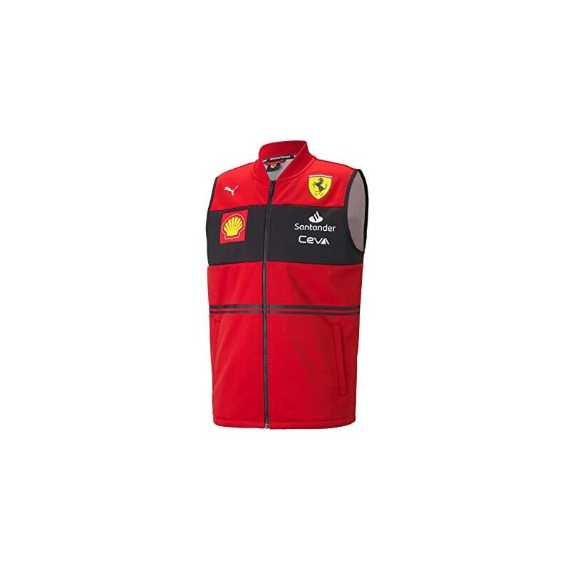 Maglietta Ufficiale Scuderia Ferrari Carlos Sainz 2022 – PUMA, Collezione Formula 1, Rossa