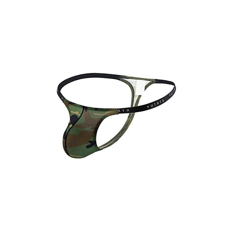 Costume Da Bagno Sexy Perizoma Metallizzato Lucido A Vita Bassa Da