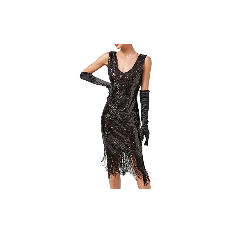 Abito Midi Donna Anni '50 Vintage - Senza Maniche, Linea A, Plissettato, Per Party - Foto 6