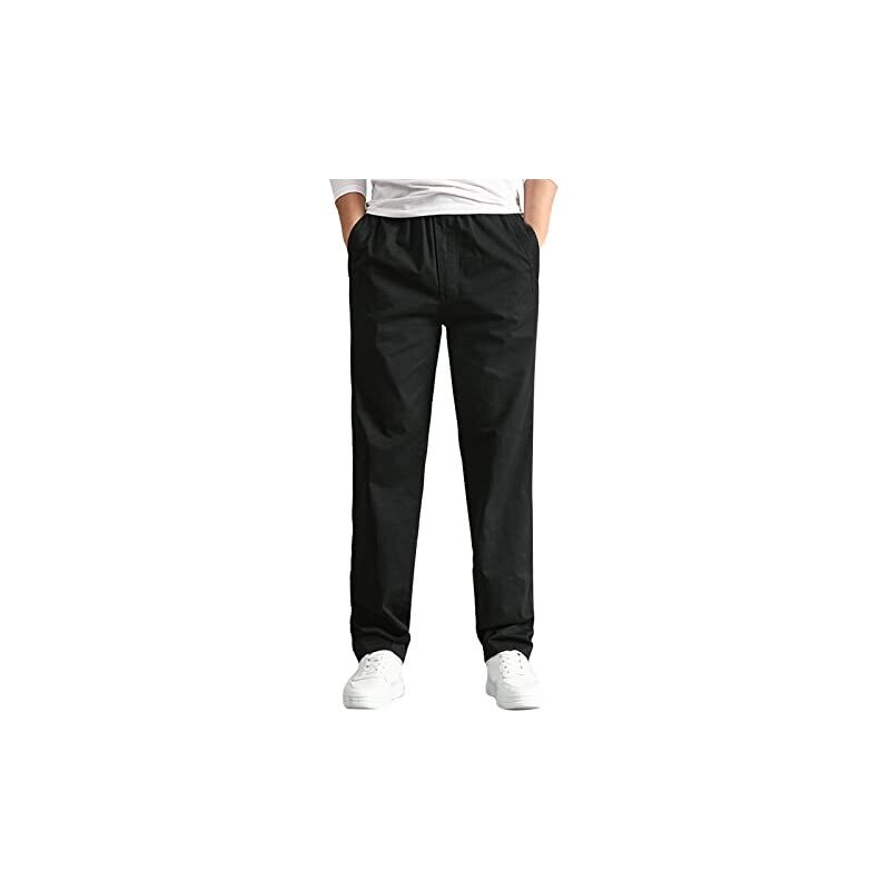 Pantaloni Da Cuoco Professionali Neri Unisex - Vita Elastica Con Coulisse, Cotone E Poliestere - Foto 7
