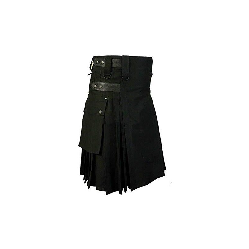 Punk - Gonna lunga da donna, in velluto, con orlo in fazzoletto, gotico, Y2K, gonna lunga, Nero , S