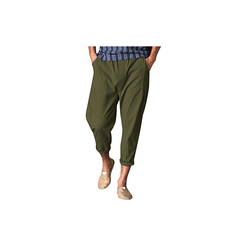 PANTALONI CARGO UOMO CON POLSINI AL FONDO