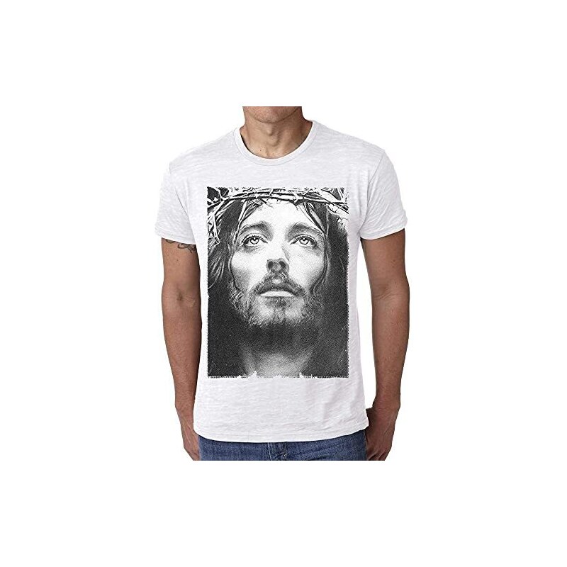 Maglietta da uomo con scritta Blow me! bianco S
