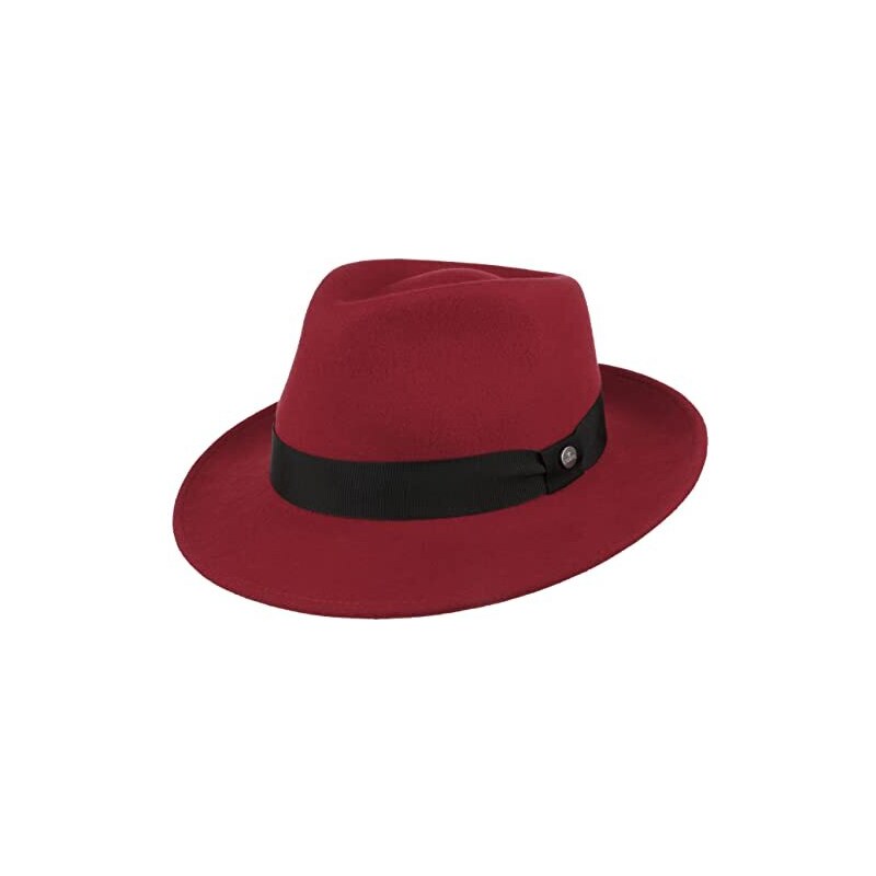 Fedora Feltro Lana Italiano Stetson Pork Pie In Feltro Di Lana