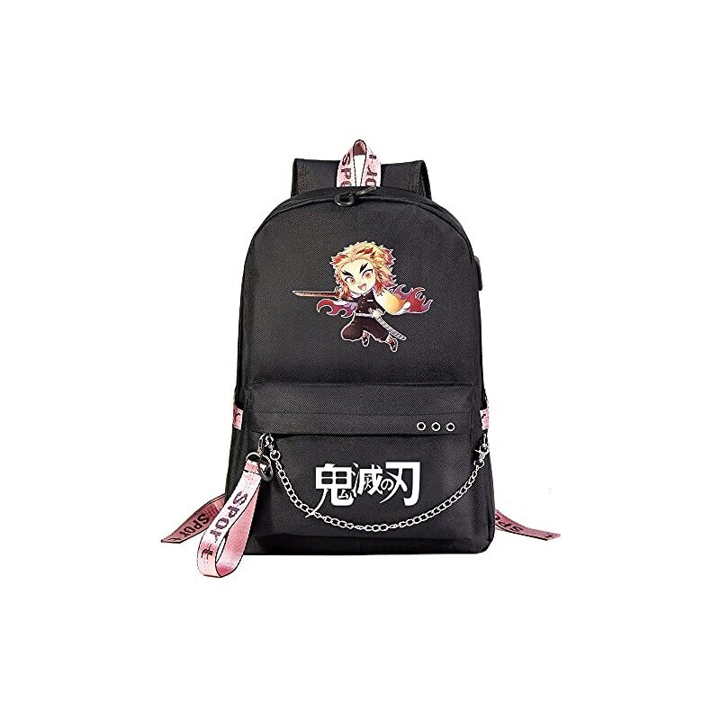 Yumenam Anime Demon Slayer Zaino Con Porta Di Ricarica USB Stampa Nezuko 3d Multifunzione Zaino Da Viaggio Zaino Per Computer Daypack Borsa Da Scuola Borsa Da Viaggio 107897406