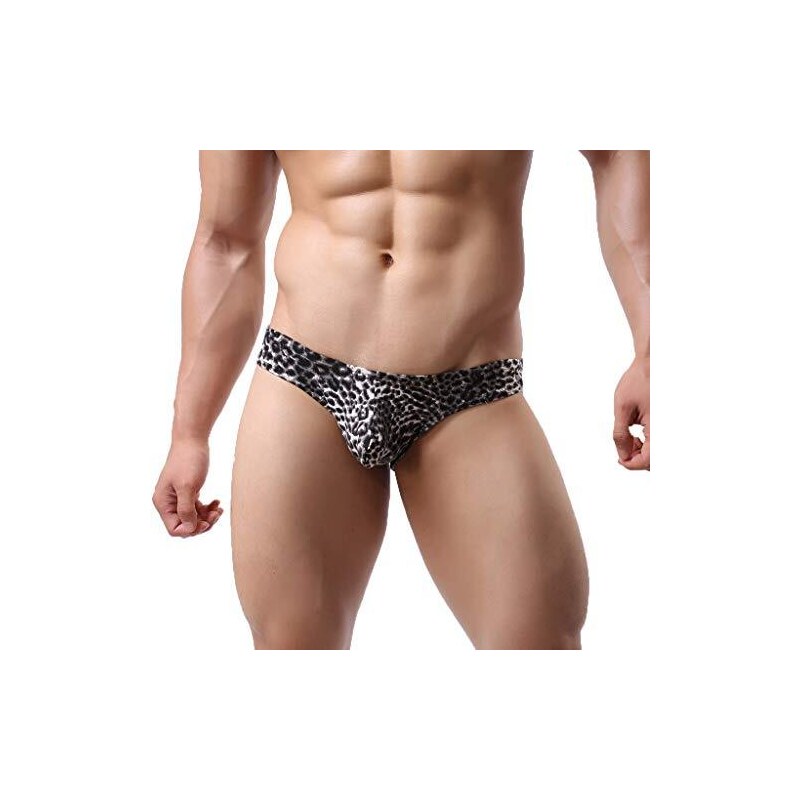 Slip Uomo In Pelle Elasticizzati Con Borsa Convessa A U – Modello Perizoma/Bauli