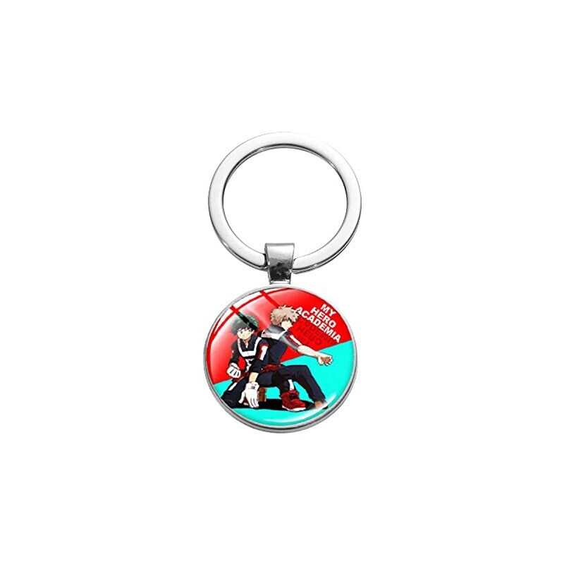 Collana Portachiavi My Hero Academia &ndash; Ciondolo Anime Bakugo E Deku