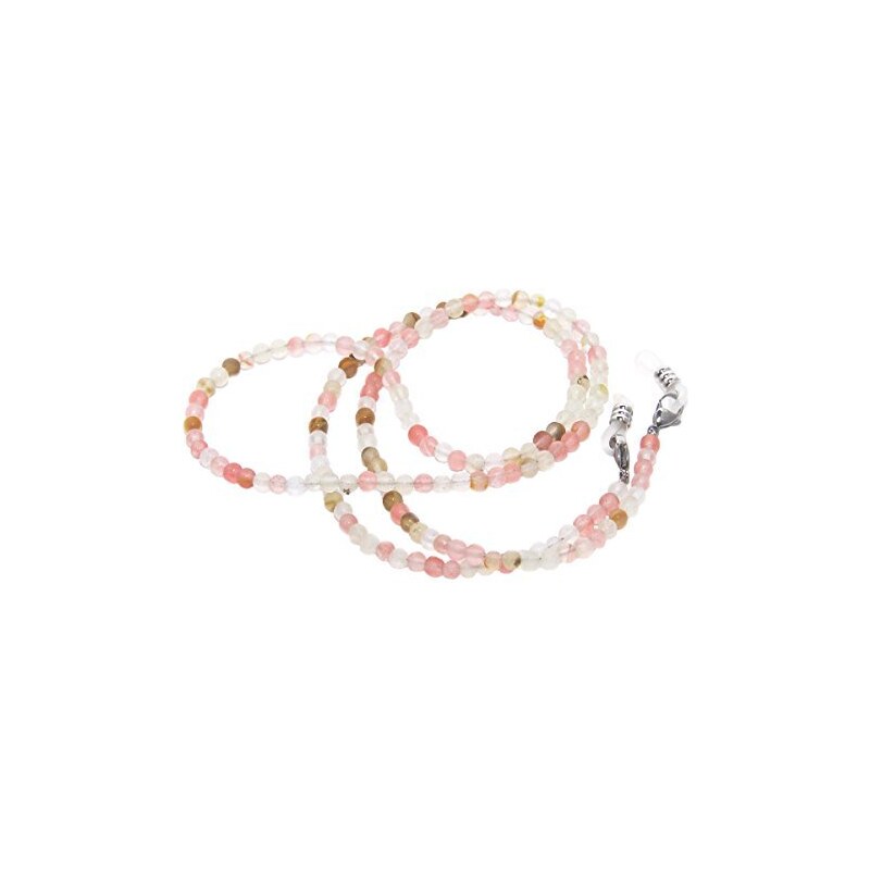 Set 6 Collane Per Occhiali Donna | Oro, Argento, Nero | 70 Cm | Con Perline E Strass | 2 In 1 Per Maschere - Foto 9