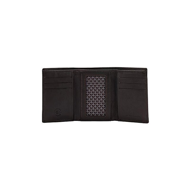 Etienne Aigner Portafoglio Verticale Donna Ebony 0014 - Pelle Marrone, Design Elegante E Compatto