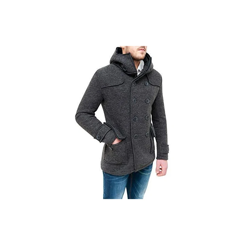 Evoga Giacca Blazer Uomo Invernale Slim Fit Casual Elegante (L, Blu Fantasia Galles Evoga Giacca Blazer Uomo Invernale Slim Fit Casual Elegante (L, Blu Fantasia Galles