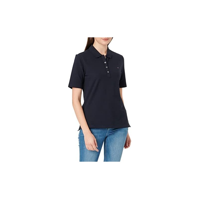 Afibi Maglietta A Costine Manica Lunga Donna: Basic Elasticizzato Girocollo, Perfetta Per L'Inverno, Blu Navy Taglia XS