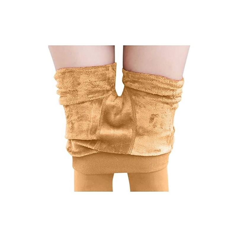 BALEAF Leggings Invernali Donna Vita Alta - Foderati In Pile, Con Tasche, Termici Per Corsa Ed Escursionismo, Nero, Taglia Unica