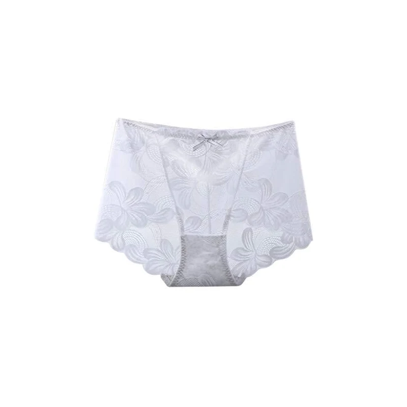 IB-iP Donna Intimo Pizzo Trasparente Rete Leggera Mutandine Elasticizzati Hipster Slip Taglia 44 Bianco 108267146