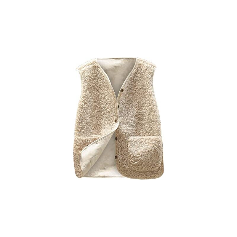 Gilet Imbottito Senza Maniche Per Bambine – Caldo Cappotto In Poliestere Con Cappuccio (Nero, Autunno/Inverno/Primavera)