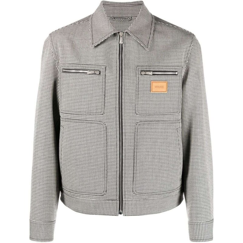 Versace Giacca A Vento Con Motivo YC000199-A232784
