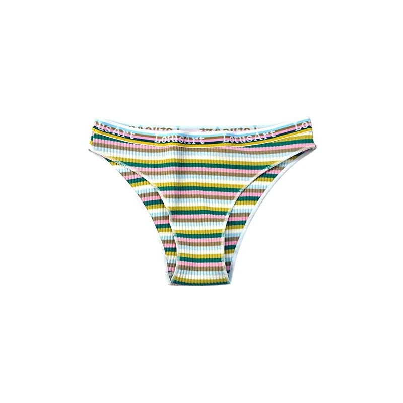 Firefly Marla Mutande Slip Donna - Bikini In Microfibra, Multicolore Vichy, Taglia 36, Traspiranti E Comode