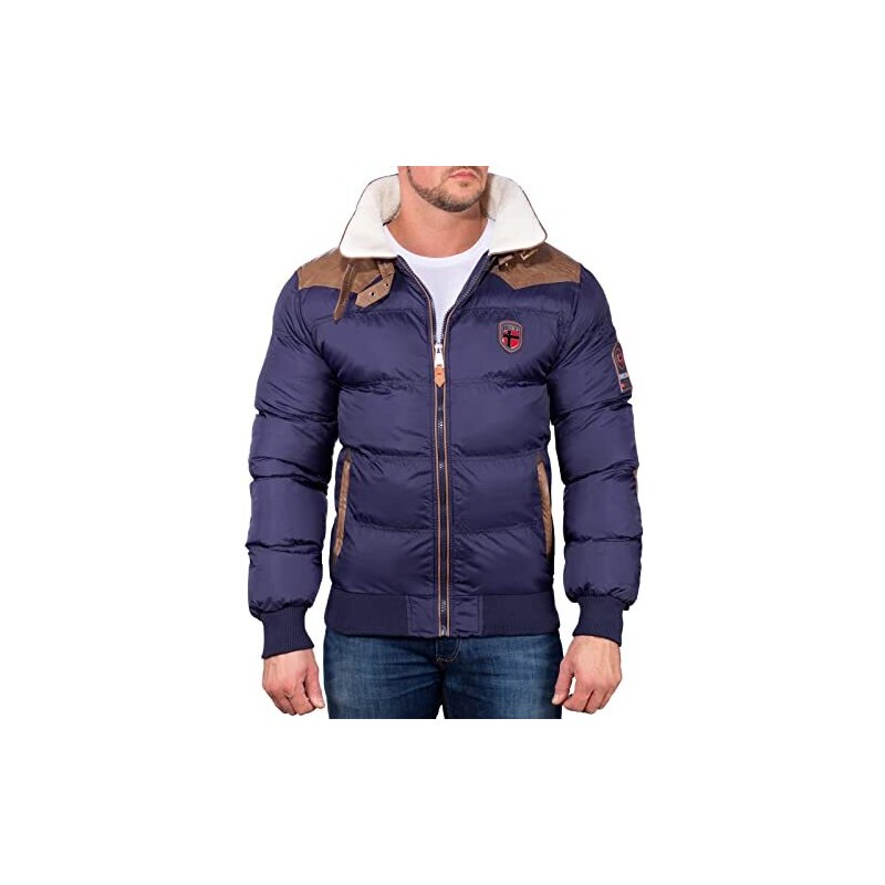 Geographical Norway Uomo Parka Abramovitch Giacca Invernale Giacca  Trapuntata Marina S : : Moda