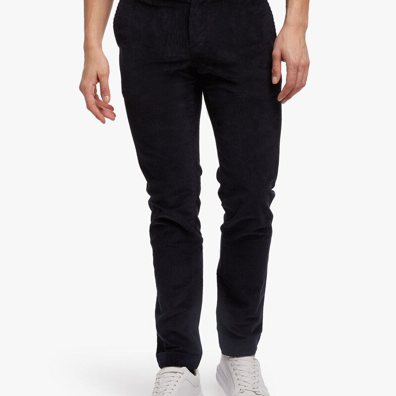 Brooks Brothers Cotton Corduroy pants - male Pantaloni casual Blu navy 30
