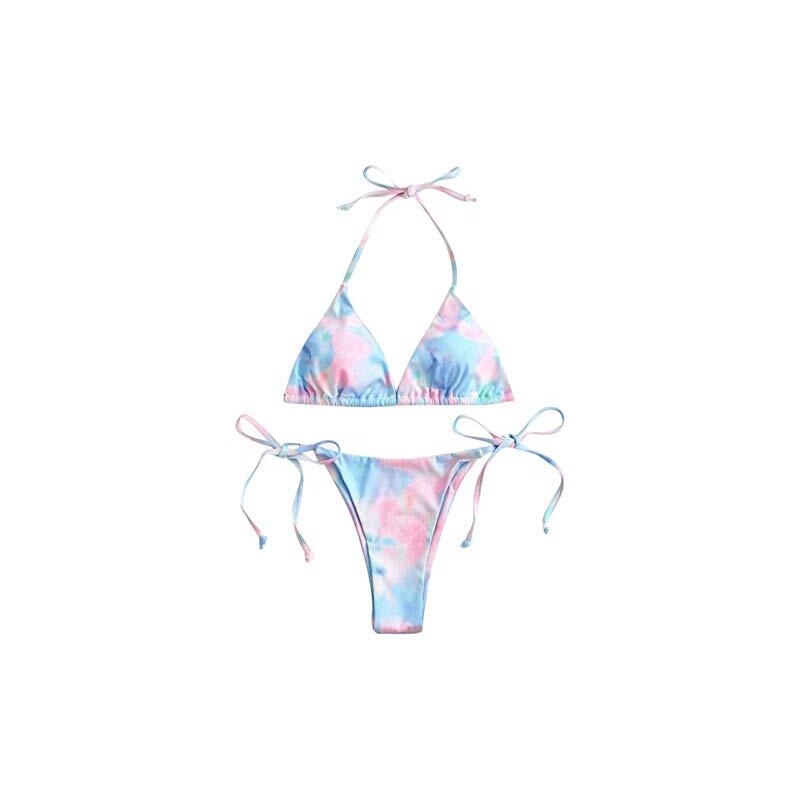 Beachwear Estate Bikini Push Up Imbottito Donna Costume Da Bagno