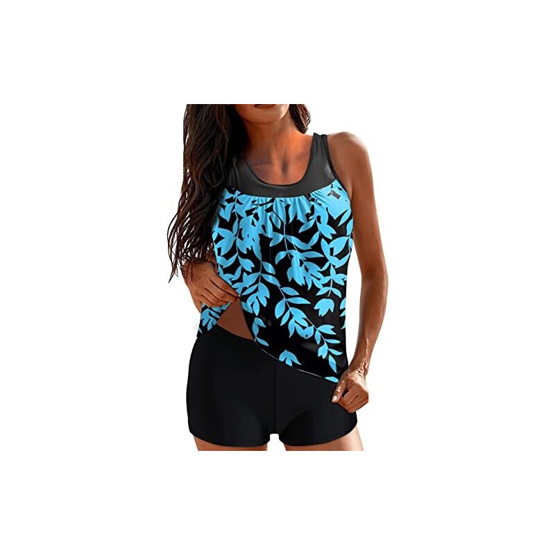 Bikini Metallizzato 3 Pezzi Per Donna – Set Triangolo Con Gonna Da Spiaggia – Imbottitura Rimovibile