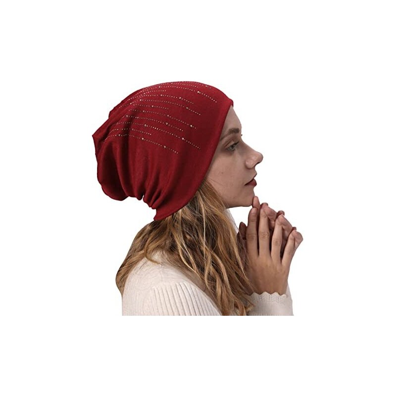 Hurley Berretto Invernale Uomo Gambit Beanie – Doppio Strato, Maglia Rigata, Morbido, Unisex, Autentico