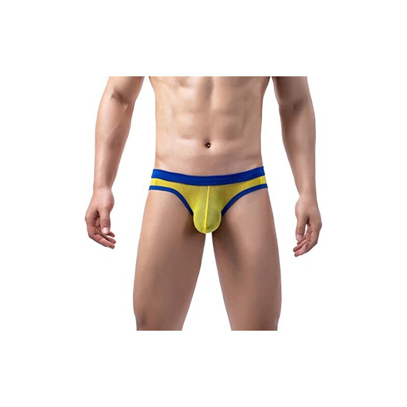 Slip Uomo Sexy Trasparente In Cotone - Perizoma Tanga Sportivo | Intimo Elasticizzato