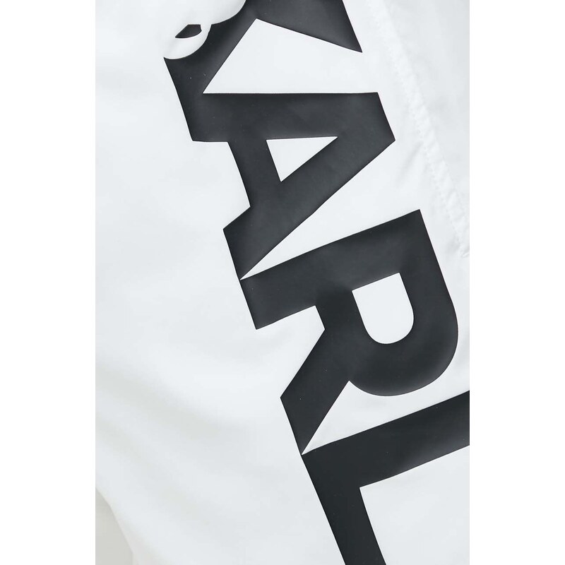 Karl Lagerfeld pantaloncini da bagno colore bianco
