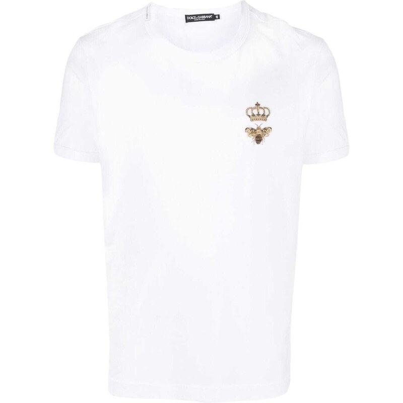 Dolce & Gabbana t-shirt bianca logo corona