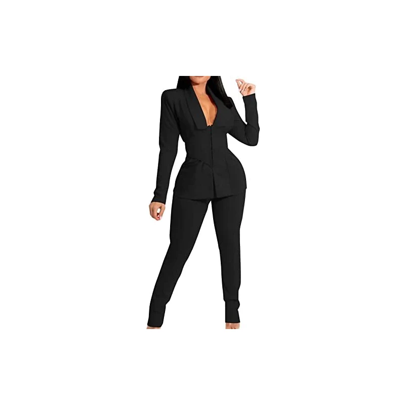 Blazer nero taglie forti per donna, giacca elegante da Blazer nero taglie forti per donna, giacca elegante da