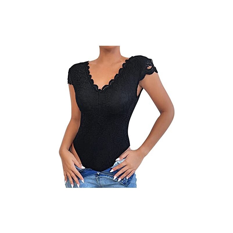 Svanco Costume da Bagno Donna Intero Sexy Tinta Unita Push Up Costumi