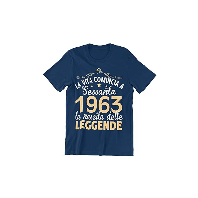 Maglietta Divertente Fashwork - 100% Cotone, Idea Regalo Per Chi Compie 62 Anni Nel 1963, Donna