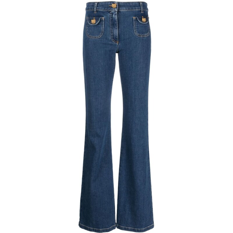 Moschino Jeans con bottoni - Blu