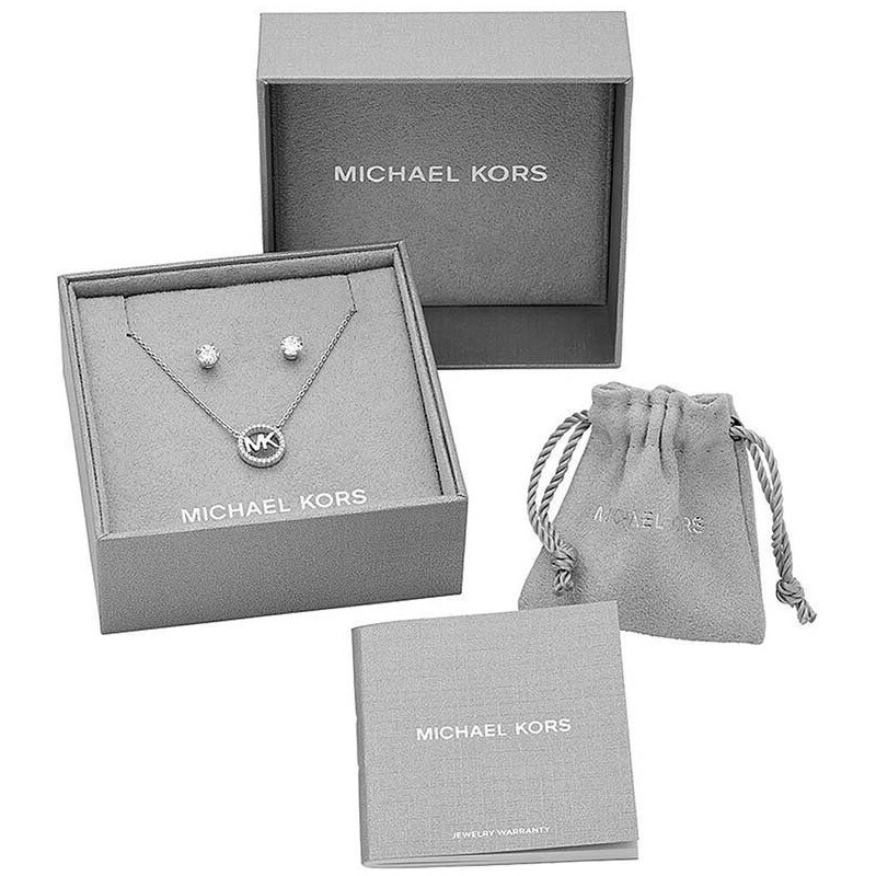 Michael Kors collana e orecchini in argento