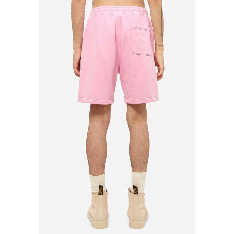 Stussy Shorts STOCK LOGO in cotone rosa