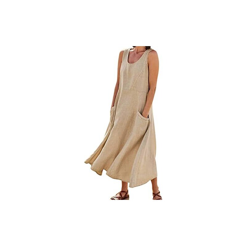 Floerns Abito Estivo Donna A Linea A: Floreale Con Maniche A Volant, Scollo Quadrato E Fiocco Dietro – Boho Chic