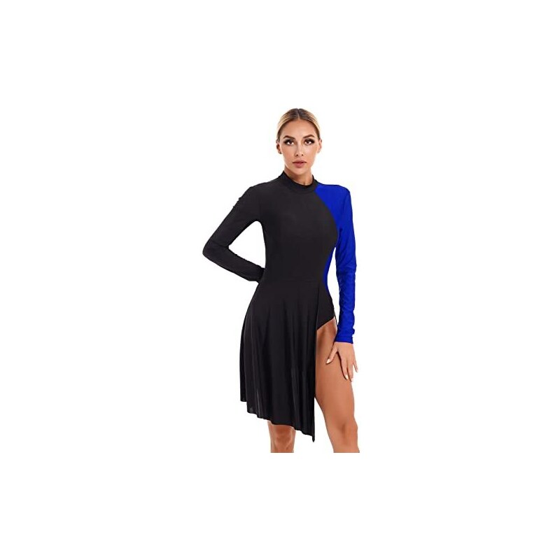 Body Intero Da Donna Maniche Lunghe – Tessuto Morbido Poliestere + Spandex, Perfetto Per Danza, Ginnastica O Tempo Libero - 3