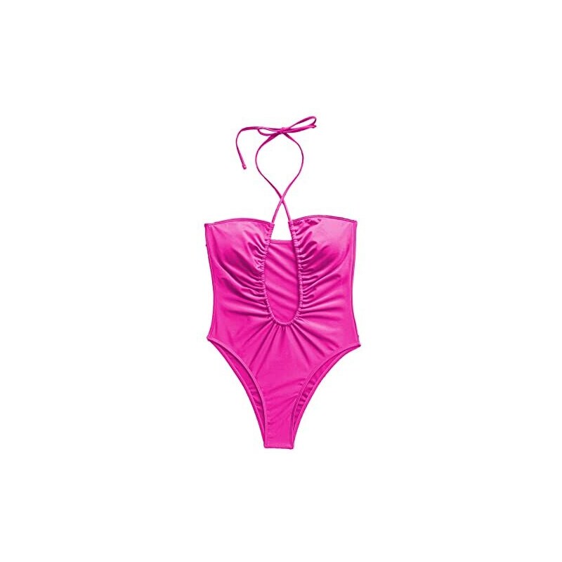 Trendyol Costume da Bagno in Maglia Tinta Unita, Cannella, 0 Donna