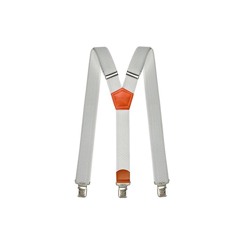 Bretelle Uomo Regolabili Elastiche - Stile X Con 4 Clip Metallo, Unisex E Comode