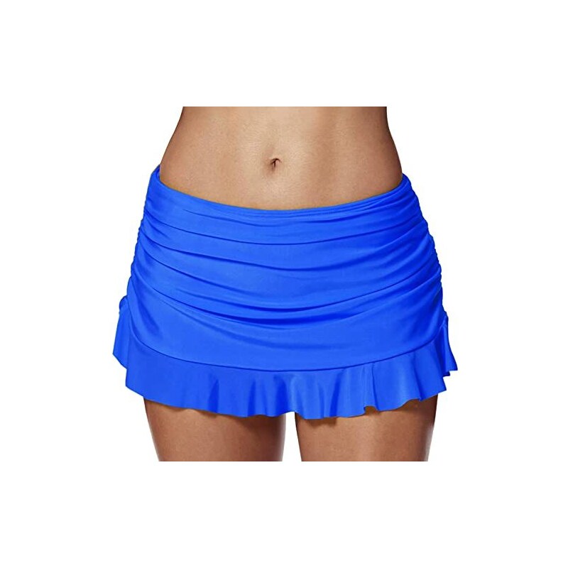 Costume Donna Pantaloncino Pantaloncini Da Nuoto Donna Con Gonna