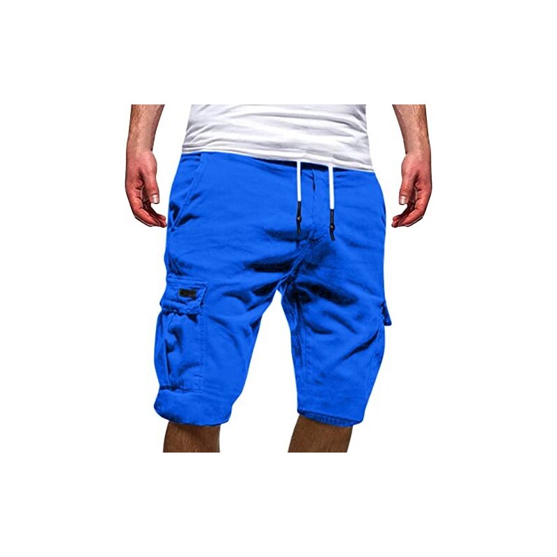 Pantaloncini Cargo Uomo - Pacco Da 3 In Cotone E Poliestere | Comodi E Pratichi Per Estate E Lavoro