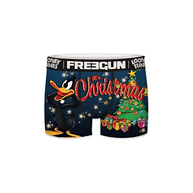 FREEGUN Boxer Uomo Hyraw: 4 Slip Originali E Confortevoli (Taglia M, Giallo/Nero/Rosso)