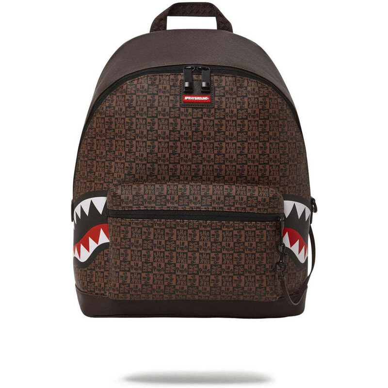 Zaino Sprayground marrone Split pink check dlxsv backpack
