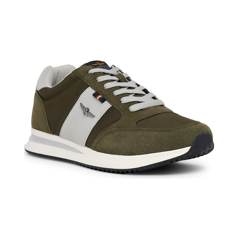 Aeronautica Militare Sneakers Uomo – Modello Con Suola Stampata 251SC276CT3332 – Colore Bianco (Codice 73062) – Tacco Piatto, Vestibilità Normale - 5